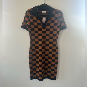 Checkered Mini Dress